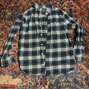 Vineyard Vines flannel boys button down 12-14
